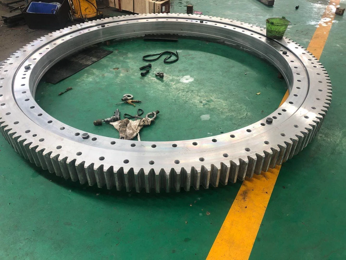 
OEM High Quality Forging Steel Large Diameter Ring Gear For Heavy Duty Equipment 