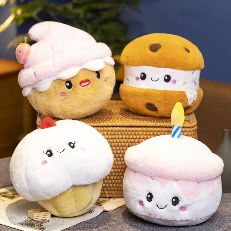 

Cartoon Cake Plush Toy Kawaii Custom Cake Plush