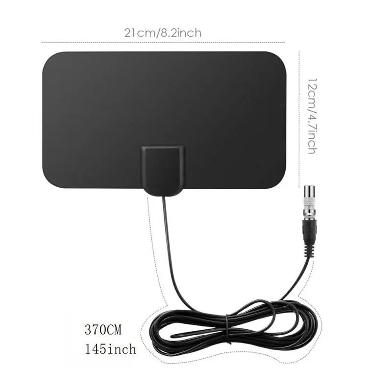 

High quality tv indoor antenna 50 Miles Amplified HD Digital Indoor Adapter Coax Cable TV Antenna