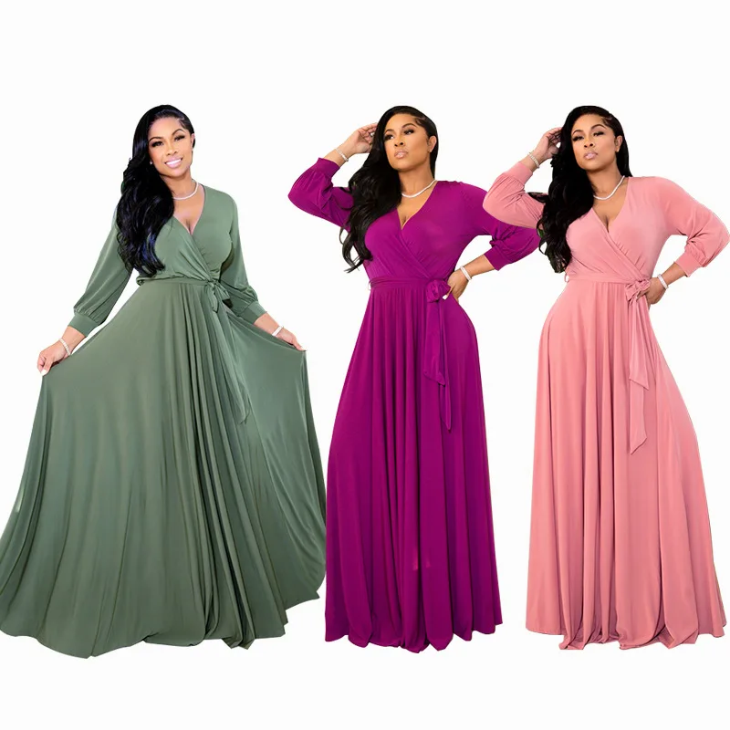 

Plus Size Dress solid color violet pink green plus size women dress vintage plus size summer dresses, Shown
