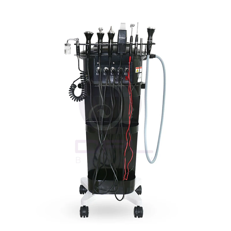 

Facial Machine Hydra Cleanser Scrubber RF Spray Gun Cold Hot Hammer High Frequency Oxygen Jet Peel Machine