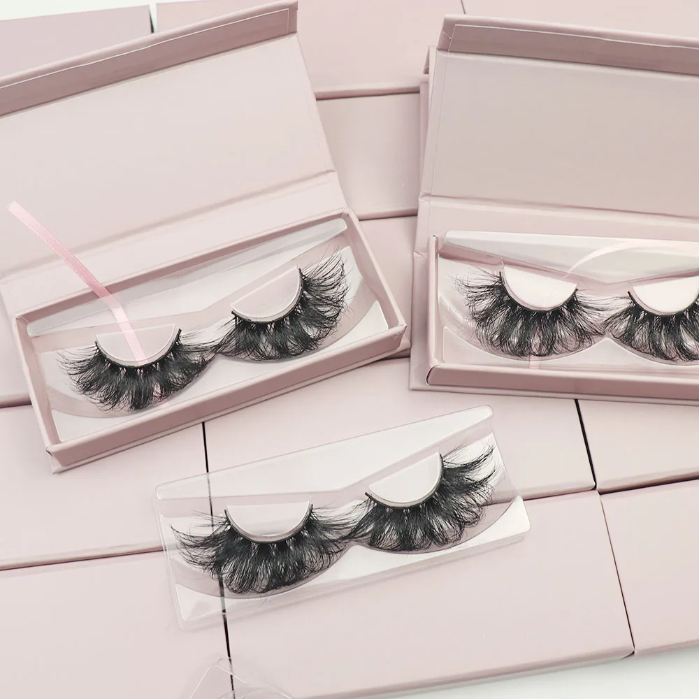 

Hot sale private label custom packaging 25mm 3d 100% mink eyelashes fake eyelashes