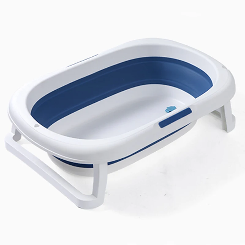 
Portable Collapsible Bath Tub Foldable Shower Basin Comfort Folding Baby Bathtub Deluxe Newborn Toddler Tub Baby Bath Tub 