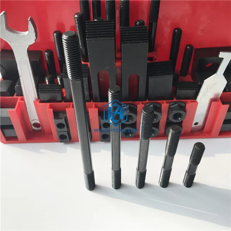 Cnc T Slot Clamp Precision Imperial Size Steel Clamping Kit Buy Cnc