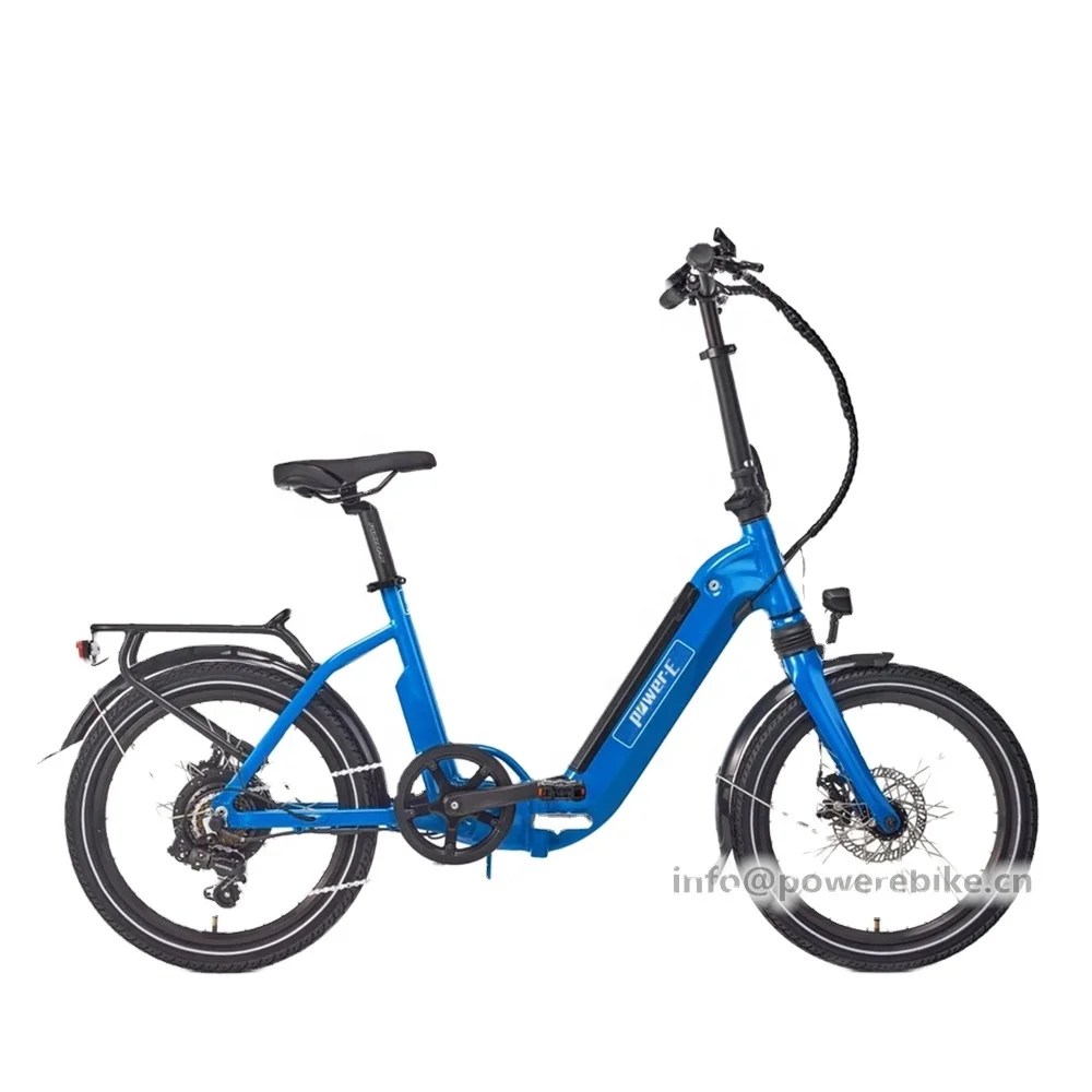 

New electric bike 20 inch 36V 350W hidden battery electric city bicycle 350W electric folding bicycle, Blue,red,drak gray