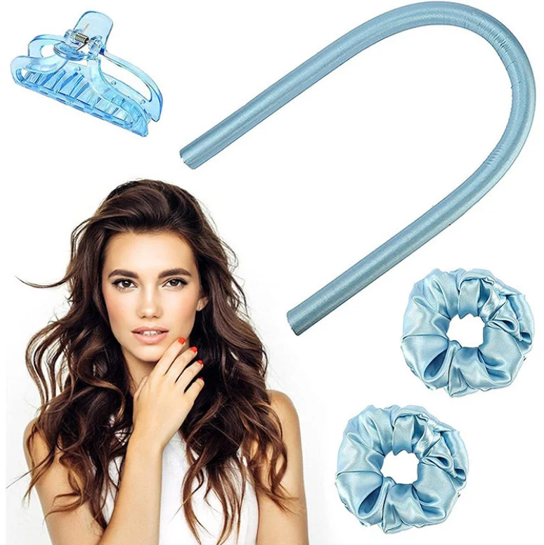 

Lazy Hair Curling Rod Silk roller not heat Women style tool 42 colors sleeping Hair Curler, 42 color