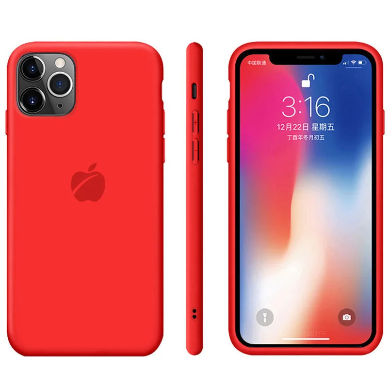 

Liquid Silicone phone case for iphone 12 pro max mobile cell phone original designer luxury case For iphone 11 pro Max Xs XR 687, Picture showed or customized color