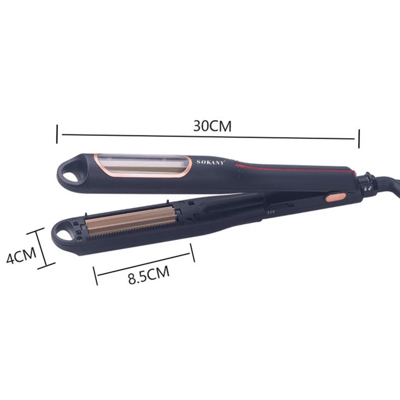 

Zogifts SOKANY Amazon Hot Selling 202 Small Ceramic Curling Irons Mini Flat Iron Hair Straightener Machine Crimping Iron