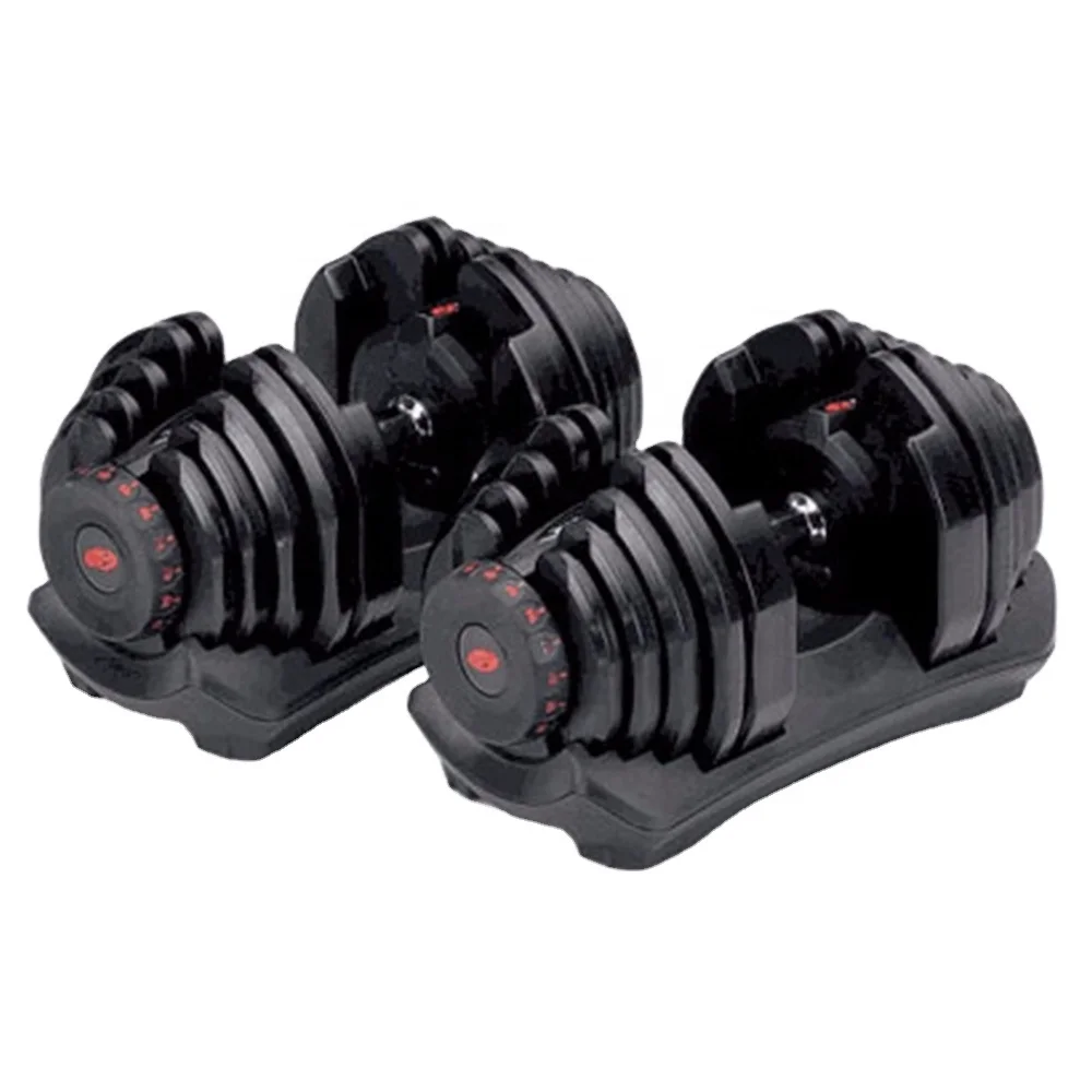 

Factory price gym fitness equipment 90lb Dumbbell Set Multi-Function Adjustable Dumbbells