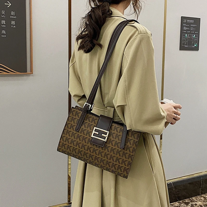 

XP1247 texture big bag women's 2020 new trendy large capacity wild shoulder underarm bag