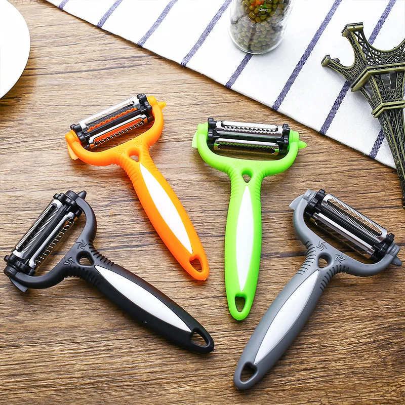 

Wholesale Peel Tools, Handheld Vegetable Slicer, Shredder With 3 Blades, Custom color