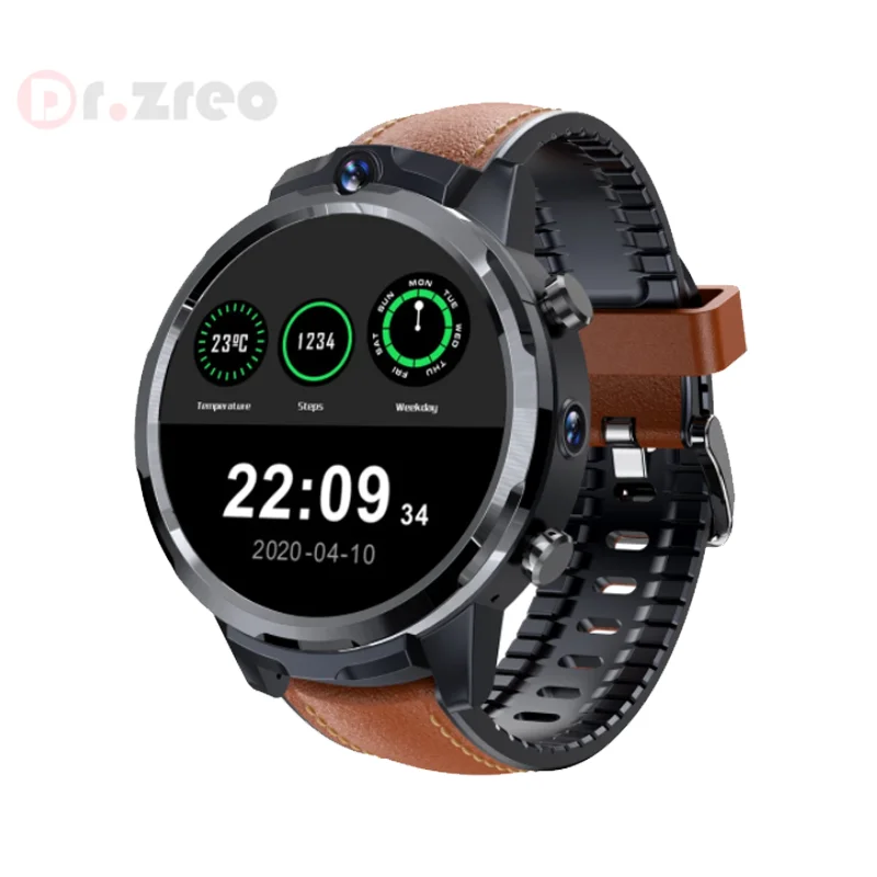 

Android Smart Watch Phone 4G Network Wifi 1.6 Inch Full Round Touch Screen Smartwatch Men Camera Video Calls GPS Smart Watch