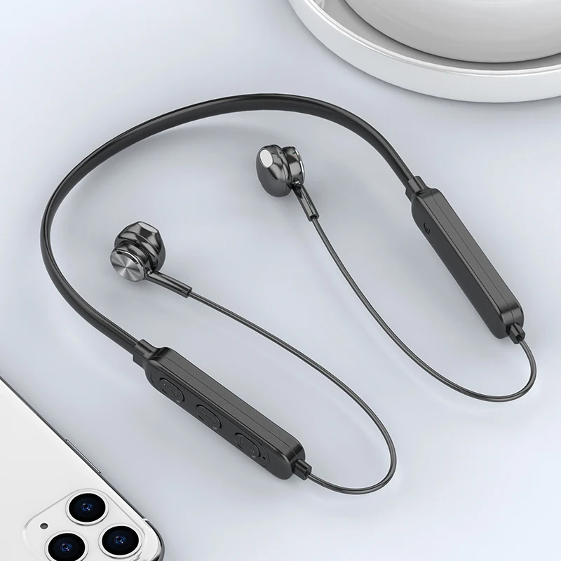 

Sports Wireless Headsets Magnetic Earphones with Waterproof neckband Headphone