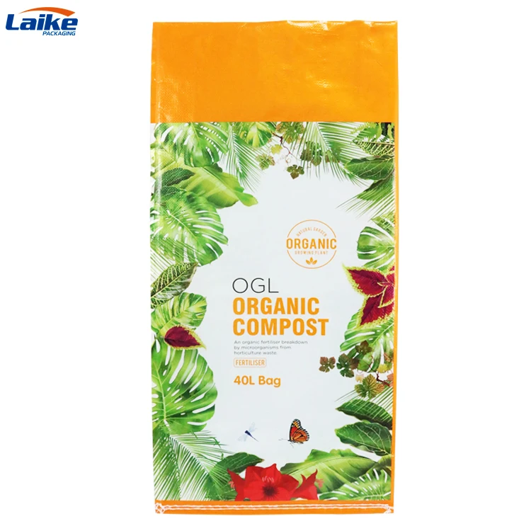 Agricultural Offset Print 50kg Plastic Fertilizer Bag,Fertilizer Soil