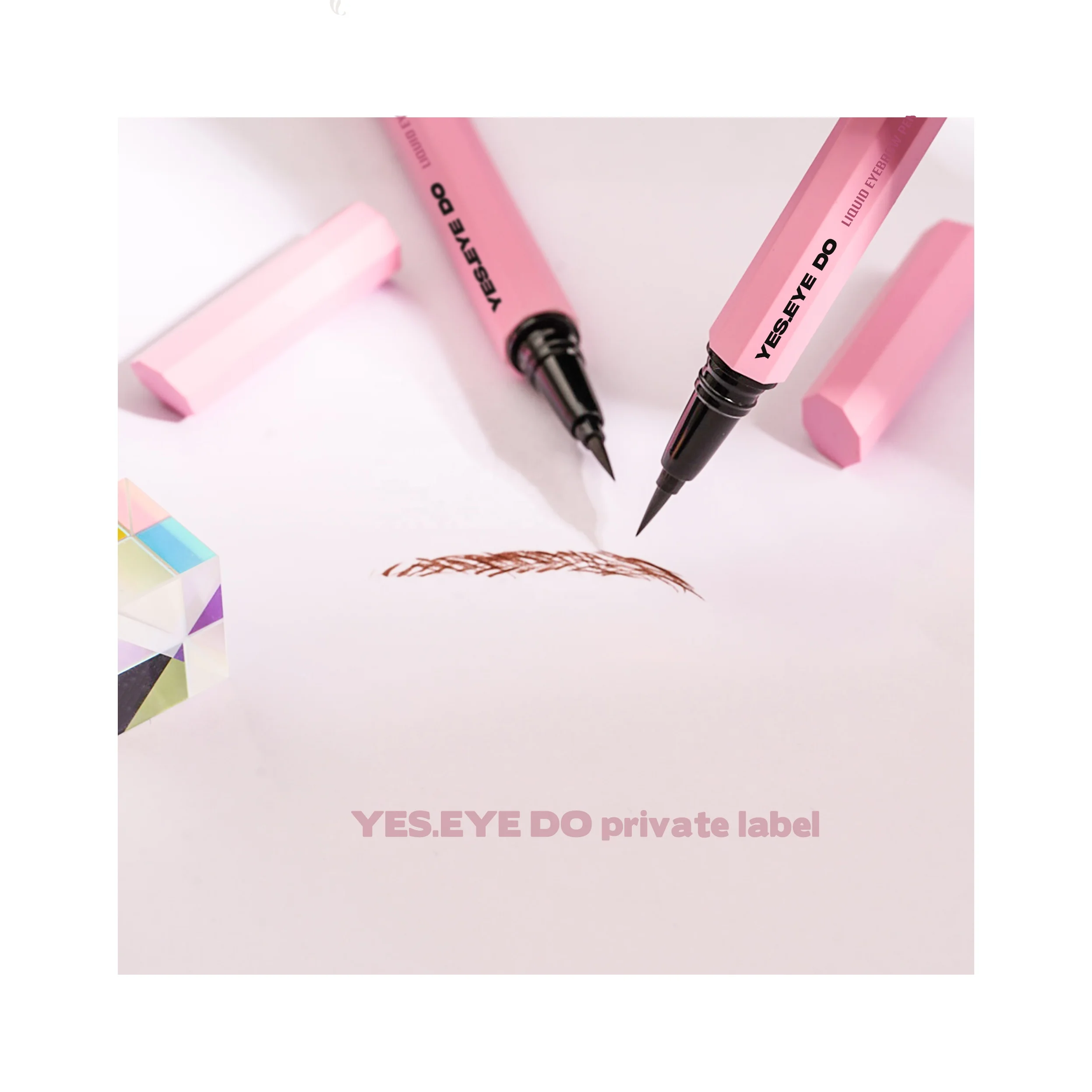 

Liquid eyebrow pen Waterproof do not take off makeup OEM Custom Logo Private Label low MOQ from 100pcs microblading eyebrow pen, Black