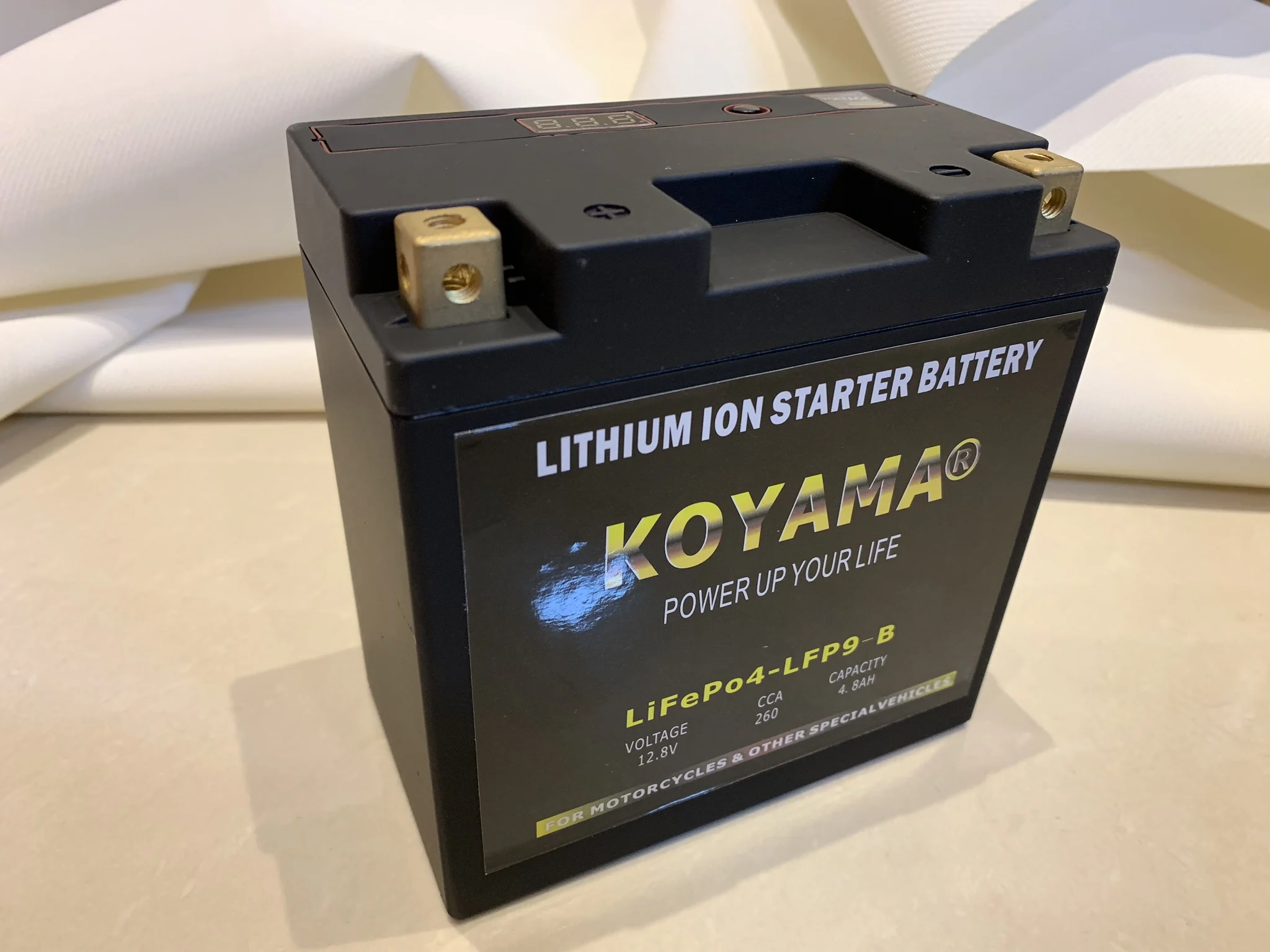 Lifepo4 Motorcycle Battery Lfp9-b/yb9-bs Lithium Ion Motor Battery ...