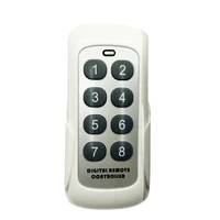 

RF 433 Transmitter 8 Button Universal Wireless Key Learning Code RF Module Remote Control DC 12V For Gate Garage Door