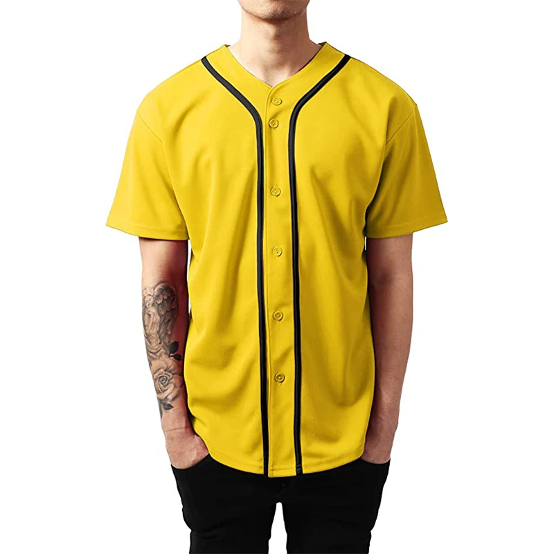 

Cheap custom sublimated v neck plain baseball jersey wholesale men and women blank baseball jerseys, Customized color