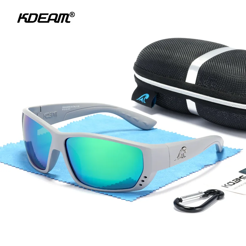 

2022 KDEAM Designed Outdoor Sports Sunglasses Polarized Men Fishing Sun Glasses UV400 TR90 Material Frame Polarized Lenses PC, Picture colors