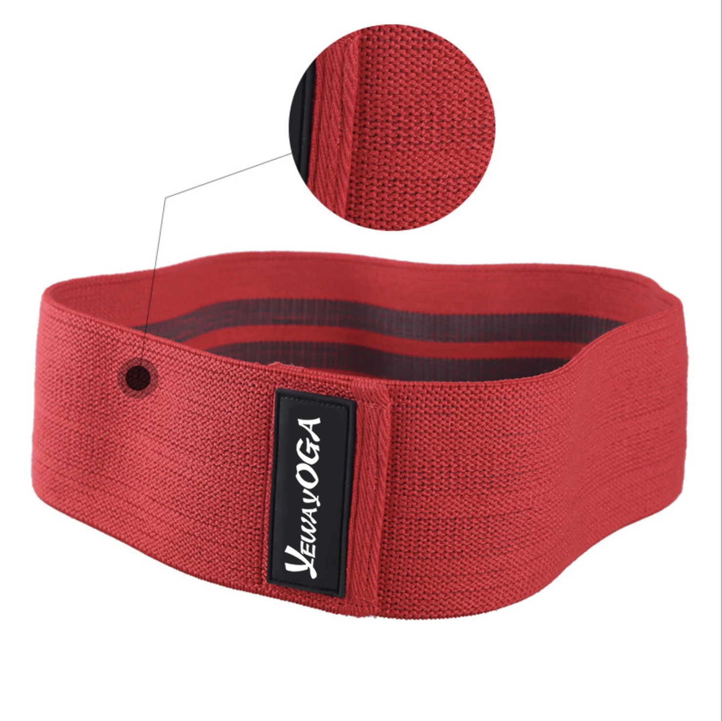 

Yewayoga booty bands custom high quality yoga hip circle resistance band for fitness Resistance bands, Red/customized color