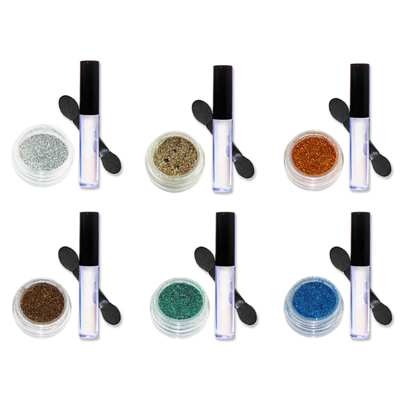 

Waterproof makeup private label glitter liquid lip gloss make your own 3 in 1 lip gloss eyeshadow powder