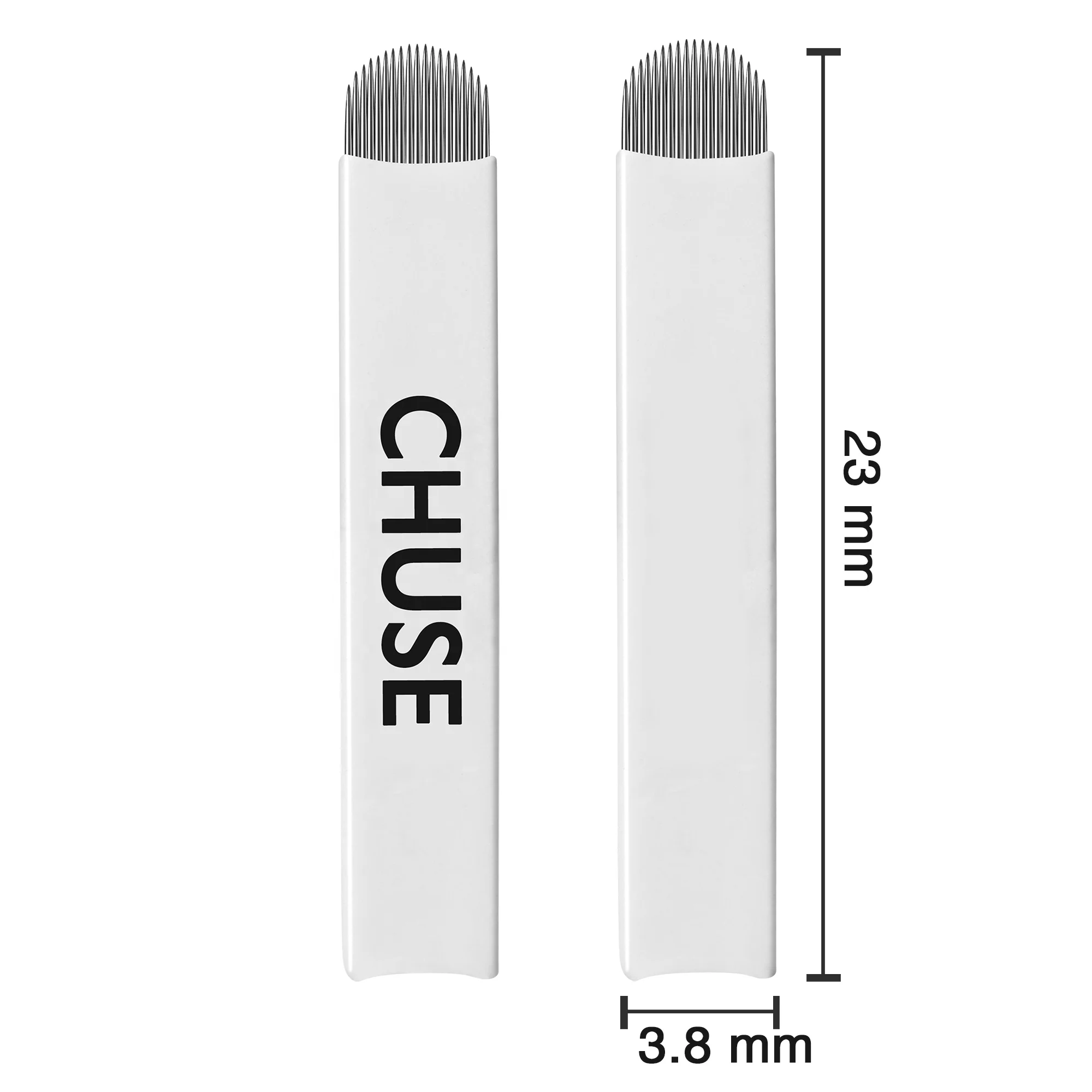 

Wholesale 19 pins 0.18mm Microblading Blade Flexible U Shaped Disposable Permanent Tattooing Needle for Eyebrows