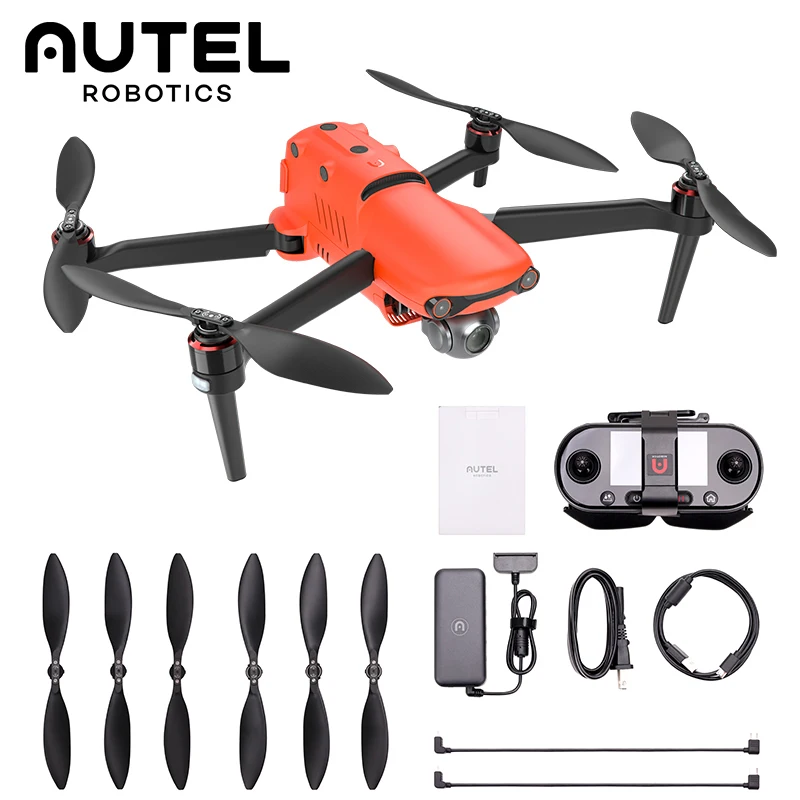 

Autel Robotics EVO II Rc Professional Long Range Drone 40mins Flight 8k Camera Quadcopter Mini EVO 2 Drones, Orange