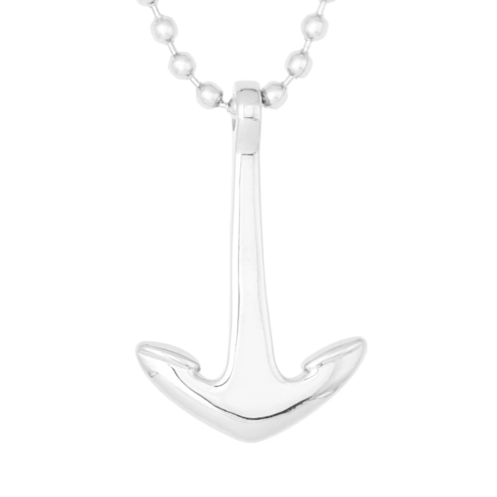 

Pingente High Polishing Personality Stainless Steel Anchor Pendant Necklace For Women Men Fashion Jewelry