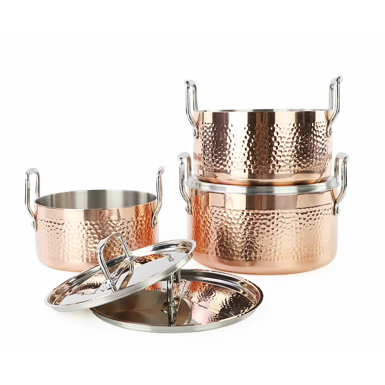 

Axa- Factory Selling Kitchenware Copper Soup Stock Pot Cookware