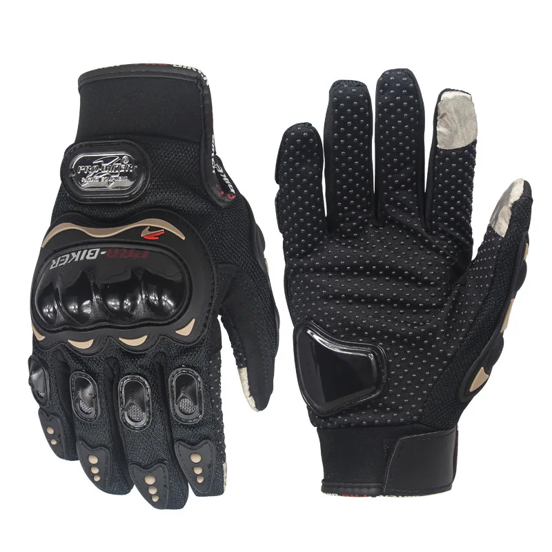 

Motorcycle Gloves Breathable Full Finger Racing Gloves Outdoor Sports Protection Riding Cross Dirt Bike Gloves Guantes Moto, Red ,black ,gray, blue