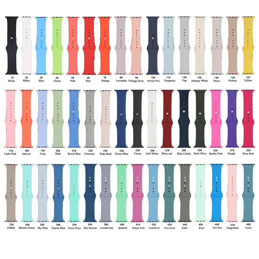 

DESSA smart watches designer watch band Fluoroelastomer Watch Sport Band for Apple