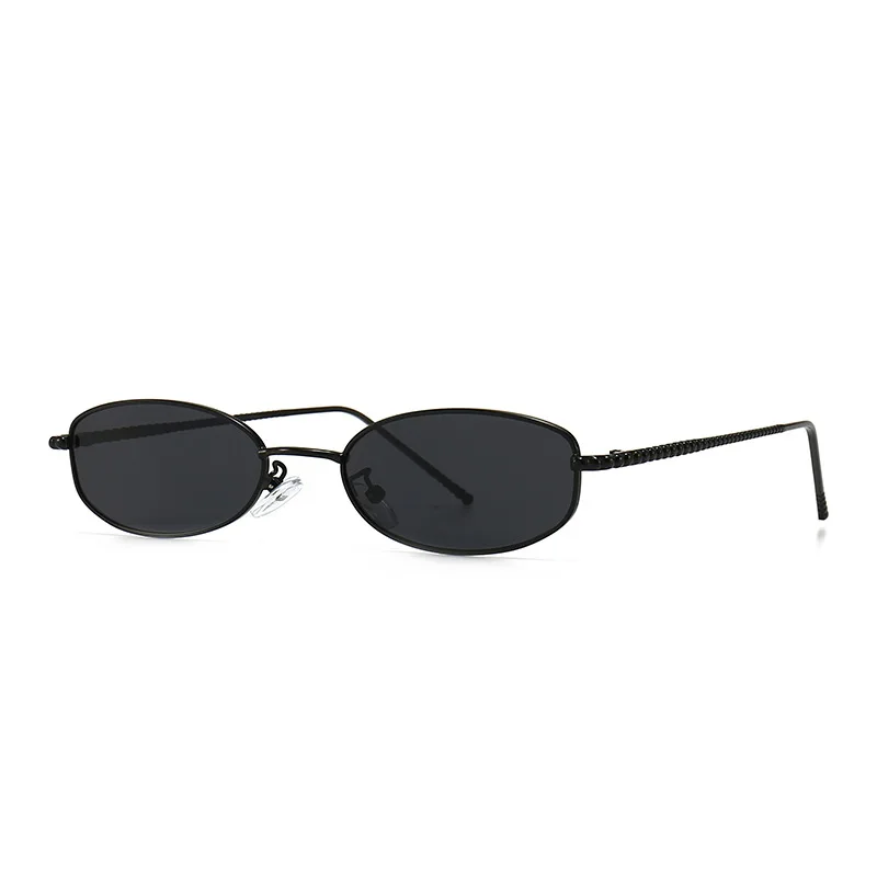 

wholesale metal small oval frame vintage sunglass unisex shades retro women sunglssses men uv400