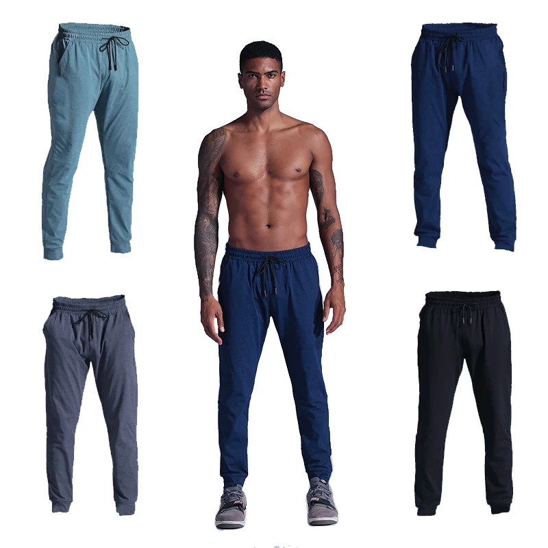

Wholesale Custom Plain Breathable Sportswear Pants Fit Men's Gym Pants Boy's Jogger with pockets, As picture