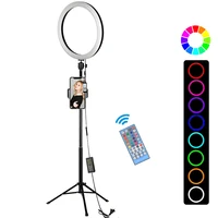 

Professional 13Inch 30W RGB Studio Video Photography Lighting Lamp Makeup Selfie LED Ring Light With Stand