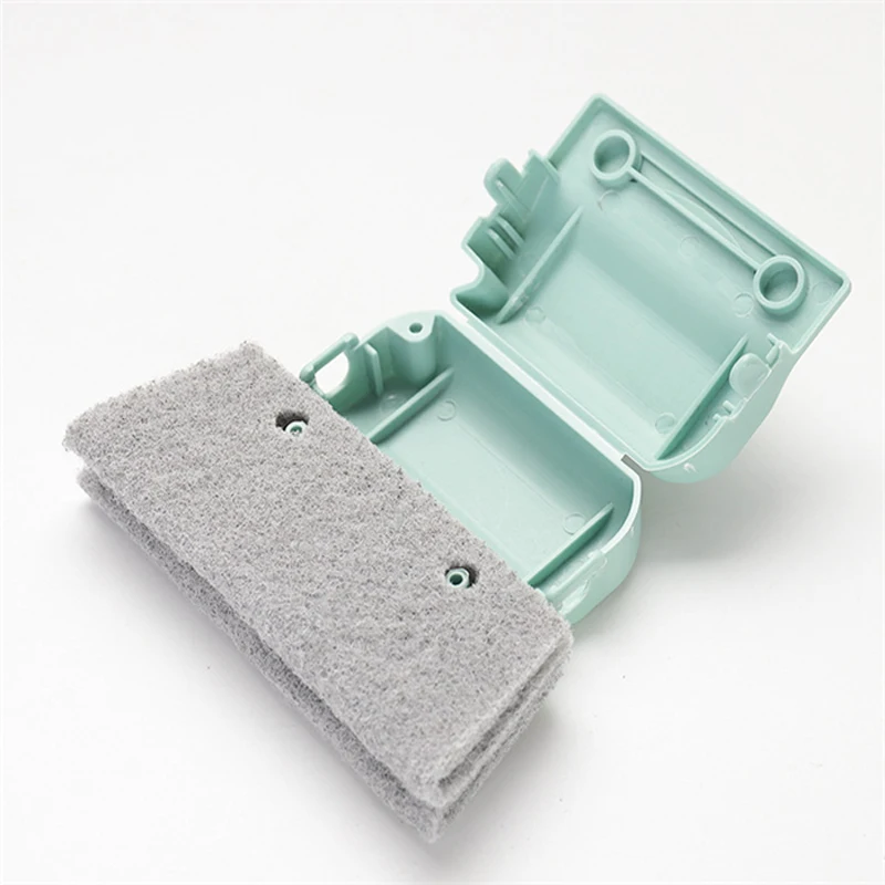 

Window Track Cleaner and Professional Window Squeegee, Green, beige, grey
