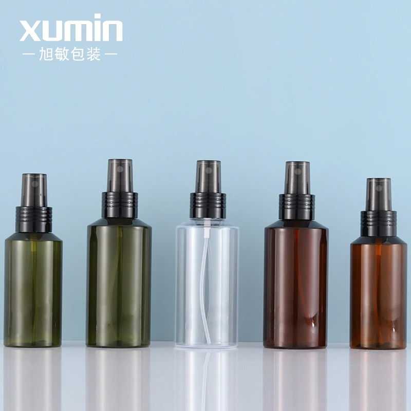 

xumin packaging cosmetic 100ml spray bottle 150ml plastic spray bottles