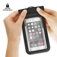 

2019 hot sale Customised promotional waterproof dry bag for cell phone portable bag with neck strap waterproof case