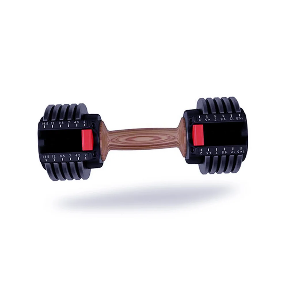 

2-14.5 LBS home gym dumbbell with customized logo adjustable dumbbell dumbbells weight lifting, Black and red