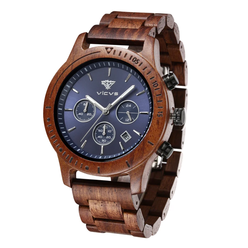 

Hot Sale Wood Watch Men Wrist New Quartz Watches Factory Custom Logo Wristwatches Watches Men Wrist