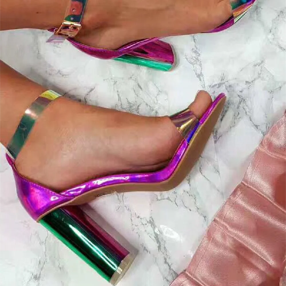 

Wholesale ladies shoes 2022 arrivals color change women sexy shoes high heels sandals for women and ladies