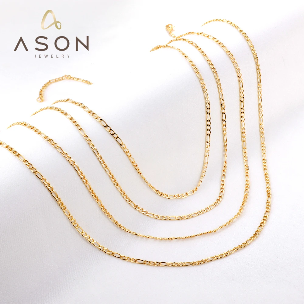 Real Gold Chains 14k Stain Less Steel  Jewelry Findings Chain Neck Chains For Women