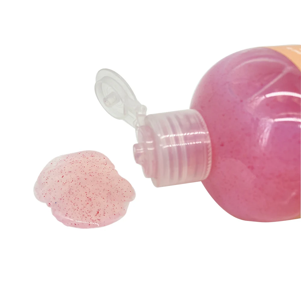 

Gluta Master Honey Peach Moisturizing Shower Gel Cleaning & Exfoliating Body Wash Lotion Bath Whitening Shower gel 400ml, Pink