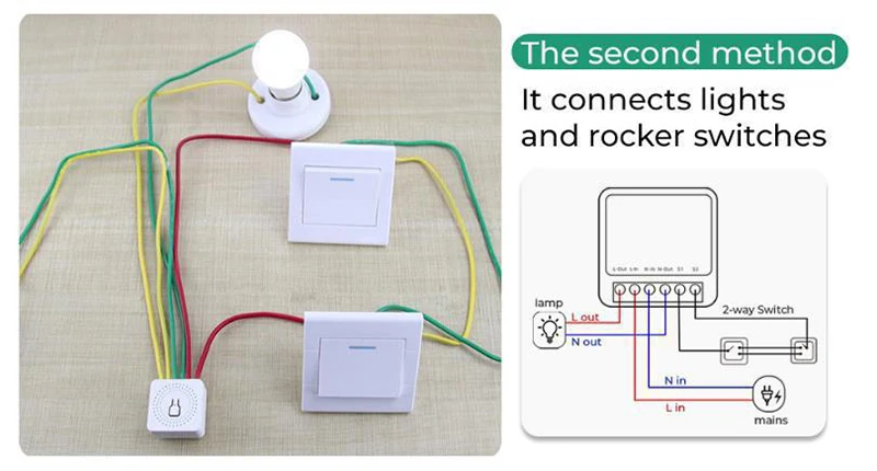 Aubess mini smart switch схема подключения