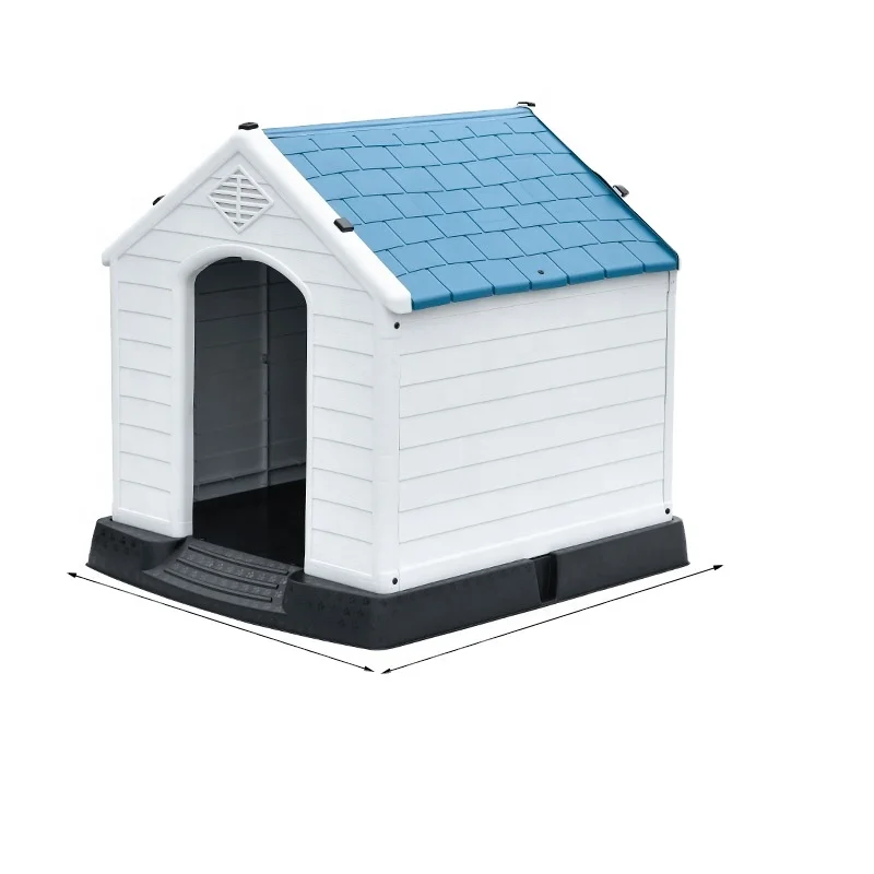 

Modern Waterproof Plastic Large Dog House Outdoor Indoor Elevated Floor Dog Kennels Pet House