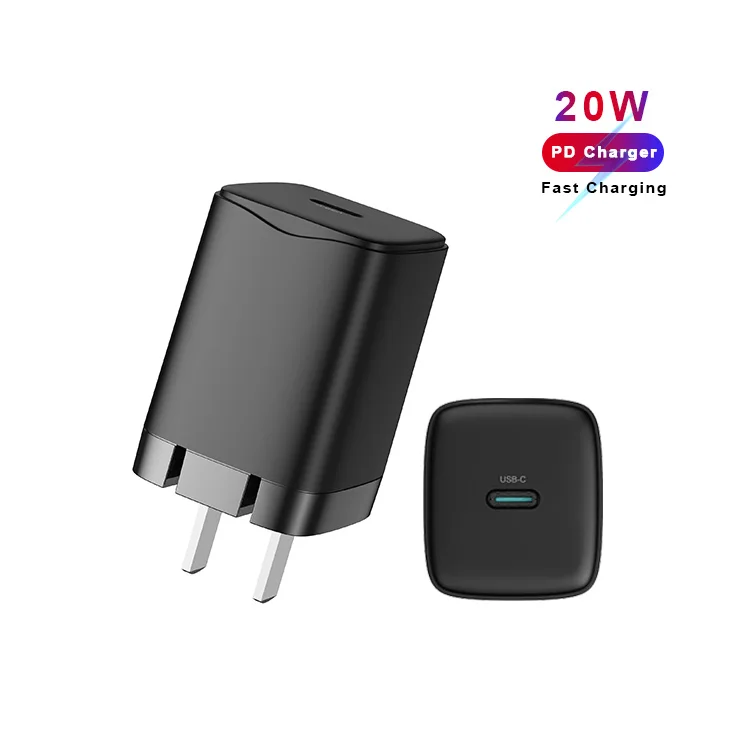 

20w 18w Pd Usb C Charger phone 12 Pro Max 11 Xs Xr Fast Charger Type C Qc 3.0 Quick Charging Mobile Phone Charger, Black white