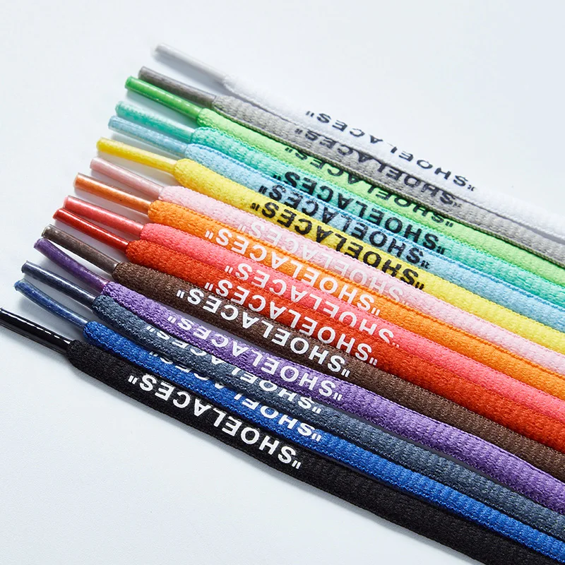 

Wholesale round polyester shoe laces funky high quality shoelaces for kids and adult sneakers shoelace