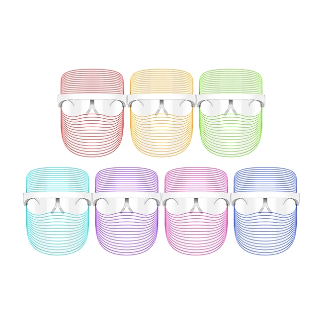 

Manufacturer 7 Color Led Photon Light Therapy Home Use led light face beauty transforming mask