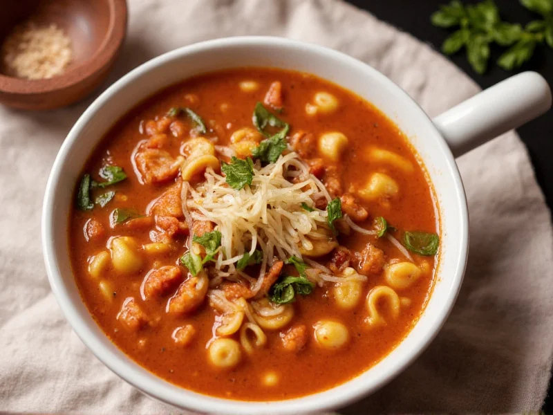 Ditalini Minestrone Soup: Perfect Pasta for Hearty Italian Stew