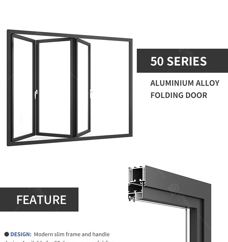 Modern Design Double Glass Folding Window Accordion Windows Cost Buy