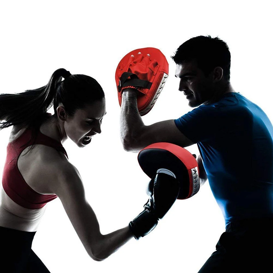 

FreeShipping Kick Boxing Gloves Pad Punch Target Bag Men MMA PU Karate MuayThai Free Fight Sanda Training Adults Kids Equipment